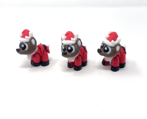 Red Reindeer Minis Pack of 3